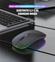 Беспроводная аккумуляторная мышка с RGB-подсветкой, разрешение 1600DP, Bluetooth 5.2 и WiFi 2.4 GHz - изображение 8