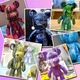 Флюидный мишка DIY Creative Fluid Bear, 23см, с красками 3 шт / Набор раскраска для творчества медвежонок - изображение 3