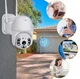 Уличная поворотная IP камера видеонаблюдения WiFi N3 6913 - 2mp ICSee - камера наружного наблюдения для дома - изображение 5