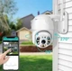 Уличная поворотная IP камера видеонаблюдения WiFi N3 6913 - 2mp ICSee - камера наружного наблюдения для дома - изображение 10