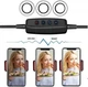 Набор блогера 3в1 Гибкий штатив с Led кольцом Ring Light + держатели для телефона и микрофона на подставке - изображение 2