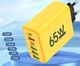 Зарядное устройство для телефона (65W), 1xUSB + 2хType-C / Адаптер для зарядки / Быстрая зарядка для смартфона - изображение 5