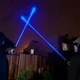 Лазерная указка (лазерный целеуказатель) 10000Мвт синяя с насадками Laser Blue YXB 008 - изображение 5