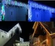 Новогодняя праздничная гирлянда бахрома 120 Led прозрачный провод 3х0.5 м Холодный белый - изображение 10