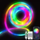 Розумна гнучка LED неонова RGB стрічка шланг 10 метрів управління з телефону Bluetooth і пульт більше 16 мільйонів кольорів - зображення 3