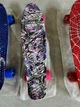Пенни борд Penny Board Fish Skateboards 22" ABEC-7 с светящимися колесами, синий - изображение 3
