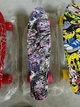 Пенни борд Penny Board Fish Skateboards 22" ABEC-7 с светящимися колесами, синий - изображение 6