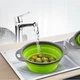 Дуршлаг силиконовый складной большой + маленький Collapsible filter baskets - изображение 3
