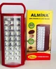 Фонарь переносной светодиодный с повербанком ALFARID (Almina) , встроенный аккумулятор DL-2424 30000 MAH, 24 LED, ЗУ 220V - изображение 4