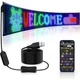 Гибкий экран LED Matrix Panel APP Wi-Fi RGB 120*595мм IP65 яркость регулируемая - изображение 1