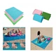 Пляжная чудо подстилка Sand Free Mat Анти-песок, голубая - изображение 3