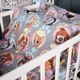 Простынь MirSon Kids Time 17-0661 Happy Dogs полуторная 150х200 см Разноцветная Бязь (2200010090901) - изображение 3