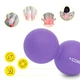 Массажный мяч Cornix Lacrosse DuoBall 6.3 x 12.6 см XR-0114 Purple - изображение 4