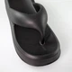 Вьетнамки женские черные однотонные летние базовые 38-39 (341807) - изображение 4