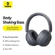 Бездротові Bluetooth навушники Baseus Bass 35 Max Wireless Headphone BT5.3, 600mAh, 50h (A00070800821-00) Grey - зображення 12