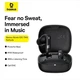 Бездротові Bluetooth навушники Baseus Bowie E20 True Wireless TWS Earphones BT5.3, 500mAh/70mAh, 33h (A00069700113-00) Black - зображення 11
