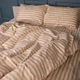 Підковдра MirSon Євро 200х220 см Бязь 17-0610 Stripe Light Brown (2200008199050) - зображення 2