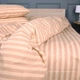 Простынь на резинке MirSon 100x200 см Ranforce Elite 17-0610 Stripe Light Brown (2200008198725) - изображение 2