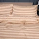 Простынь на резинке MirSon 180x200 см Ranforce Elite 17-0610 Stripe Light Brown (2200008198824) - изображение 5