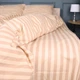 Простынь на резинке MirSon детская 60x120+10 см Stripe 17-0610 Light Brown Бязь (2200008198978) - изображение 1
