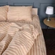 Простынь на резинке MirSon детская 60x120+10 см Stripe 17-0610 Light Brown Бязь (2200008198978) - изображение 5