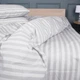 Простынь на резинке MirSon Ranforce Elite 17-0600 Stripe White Gray 200x220x25 см (2200008048808) - изображение 2