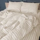 Простынь на резинке MirSon двуспальная 180x190+25 см Stripe 17-0604 Yellow Бязь (2200008052294) - изображение 3