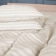 Простынь на резинке MirSon двуспальная 180x190+25 см Stripe 17-0604 Yellow Бязь (2200008052294) - изображение 6
