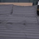 Простынь MirSon Ranforce Elite 17-0601 Stripe Gray 180x220 см (2200008049874) - изображение 4