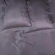 Пододеяльник MirSon Imperial Tencel №06 Gray 143х210 см (2200010755381) - изображение 4