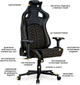 Геймерське крісло Cyberlux Hermes Fabric Black Gold (GM-403 B) - зображення 3
