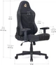 Геймерское кресло Cyberlux Helios Black (GM-204 B) - изображение 13