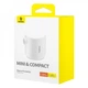 Насос електричний портативний Baseus Pocketgo Portable Air Pump Stellar (C11157700221-00) White - зображення 2