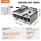 Комерційна електрична фритюрниця VEVOR ЕF-6В-2 резервуар 2x9Qt/8,5 л - изображение 9