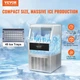 Льодогенератор Vevor SSX90 41кг льоду за 24 години,11кг бак - изображение 2