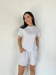 Жіночий літній костюм футболка з шортами Uaclothes 48-52 Сірий (like33094-133081361) - зображення 3
