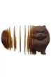 Картонный конструктор "Cartonic 3D Puzzle Pomeranian spitz" цвет коричневый Cartonic ЦБ-00235333 - изображение 3