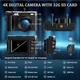 Фотоаппарат Duluvulu DC101 48Мп / CMOS / 4K 30fps / 16Х зум / Черный Б/В b1 - изображение 2