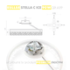 Керована світлодіодна люстра Esllse STELLA C ICE 90W 2R APP біла з пультом та додатком для смартфону Ø500×215мм WHITE 220V IP20 - зображення 6