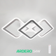 Люстра MADEIRA 54Вт AL6143 ARD біла Ardero 3000К-6500К 4320Lm LED стельова cвітлодіодна з пультом ДУ 600х260х120мм ромби - зображення 1