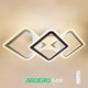 Люстра MADEIRA 54Вт AL6143 ARD біла Ardero 3000К-6500К 4320Lm LED стельова cвітлодіодна з пультом ДУ 600х260х120мм ромби - зображення 3