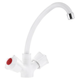 Смеситель для кухни Plamix Ama-271 White (без подвода) (PM0696) - изображение 1