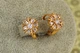 Серьги детские Xuping Jewelry снежинка 1,3 см золотистые - изображение 1