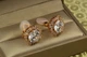 Серьги клипсы Xuping Jewelry панна 1.7 см золотистые - изображение 2