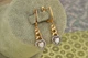Сережки підвіски Xuping Jewelry сердечки з родієм 3,6 см золотисті - зображення 2