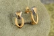Сережки Xuping Jewelry крихта з родієм 1,6 см золотисті - зображення 1