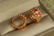 Сережки Xuping Jewelry казино з червоними каменями 1,7 см золотисті - зображення 4