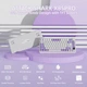 Механічна бездротова (Bluetooth + 2,4G) клавіатура з HOT SWAP Attack SHARK X85PRO, 82 Key, RGB, Win/Mac OS, УКР/АНГЛ, Lavender (X85PL) - изображение 7