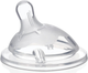 Smoczek na butelkę Chicco NaturalFeeling silikonowy przepływ wolny 0 m+ 1 szt (8058664010424) - obraz 2