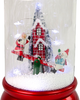 Kula śnieżna Lean Toys Święty Mikołaj czerwona 18x32 cm (12643) (5905214976767) - obraz 2